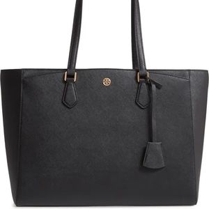 Tory Burch Black Leather Tote